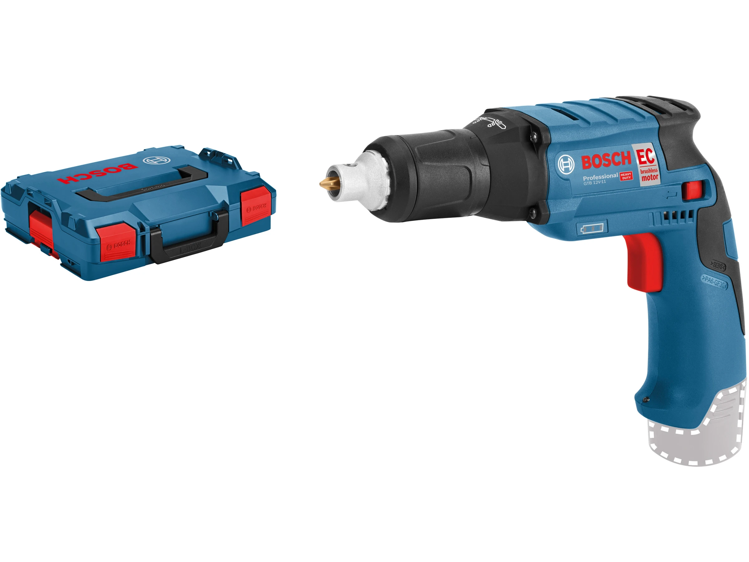Bosch Professional Akku-Trockenbauschrauber GTB 12V-11 Solo mit Koffer