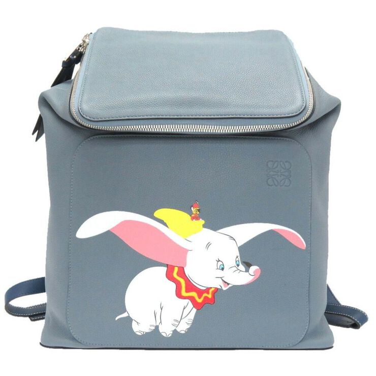 Loewe Vintage Loewe Backpack Blue