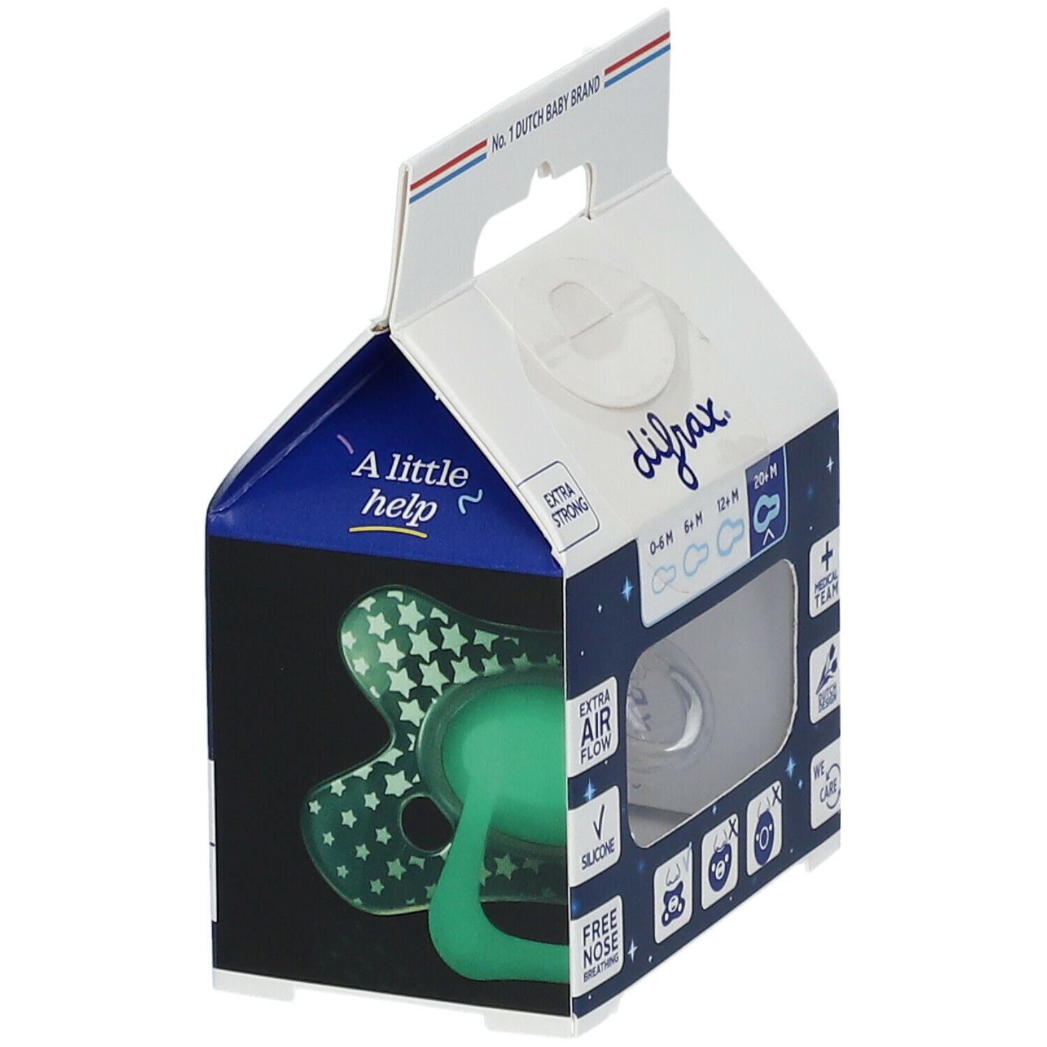 difrax® Schnuller Glow in the Dark 20+ Monate