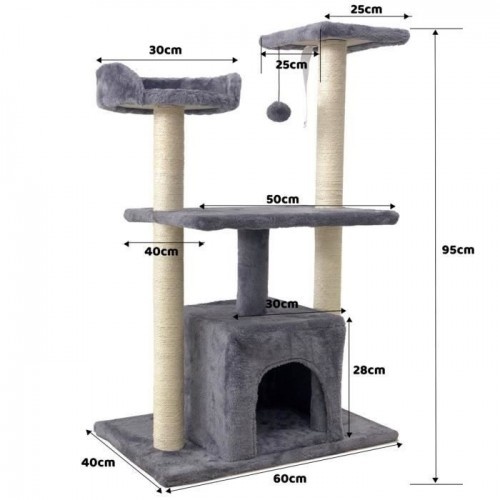 Arranhador para Gatos Cstore Romy Grey