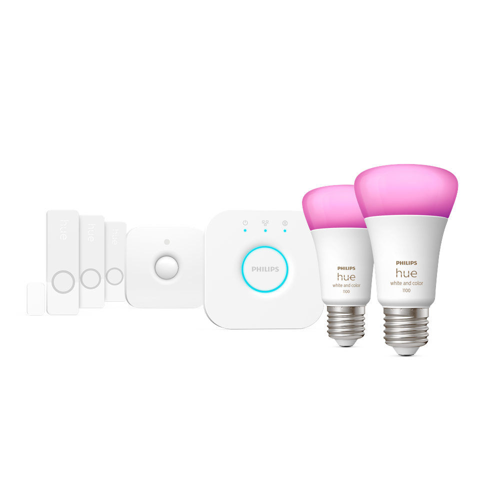 Philips Hue - SecureStartup Sensor WCA E27 Set Bundle