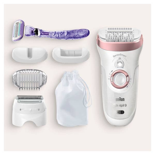 Braun Silk-épil 9 9-870 – Epilierer für Frauen für eine langanhaltende Haarentfernung
