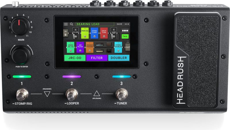 HeadRush MX5 - Gitaarversterker & FX Modeling Processor met 4 inch Touch Display, Expressiepedaal, Looper & USB Audio Interface voor gitaristen en bassisten