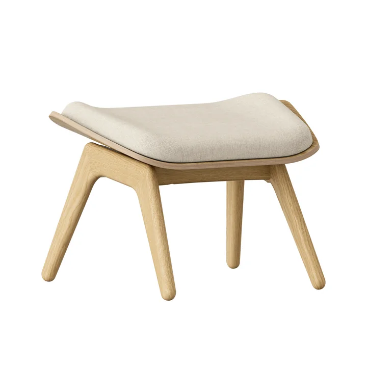 Umage - The Reader Ottoman, Eiche natur / white sands