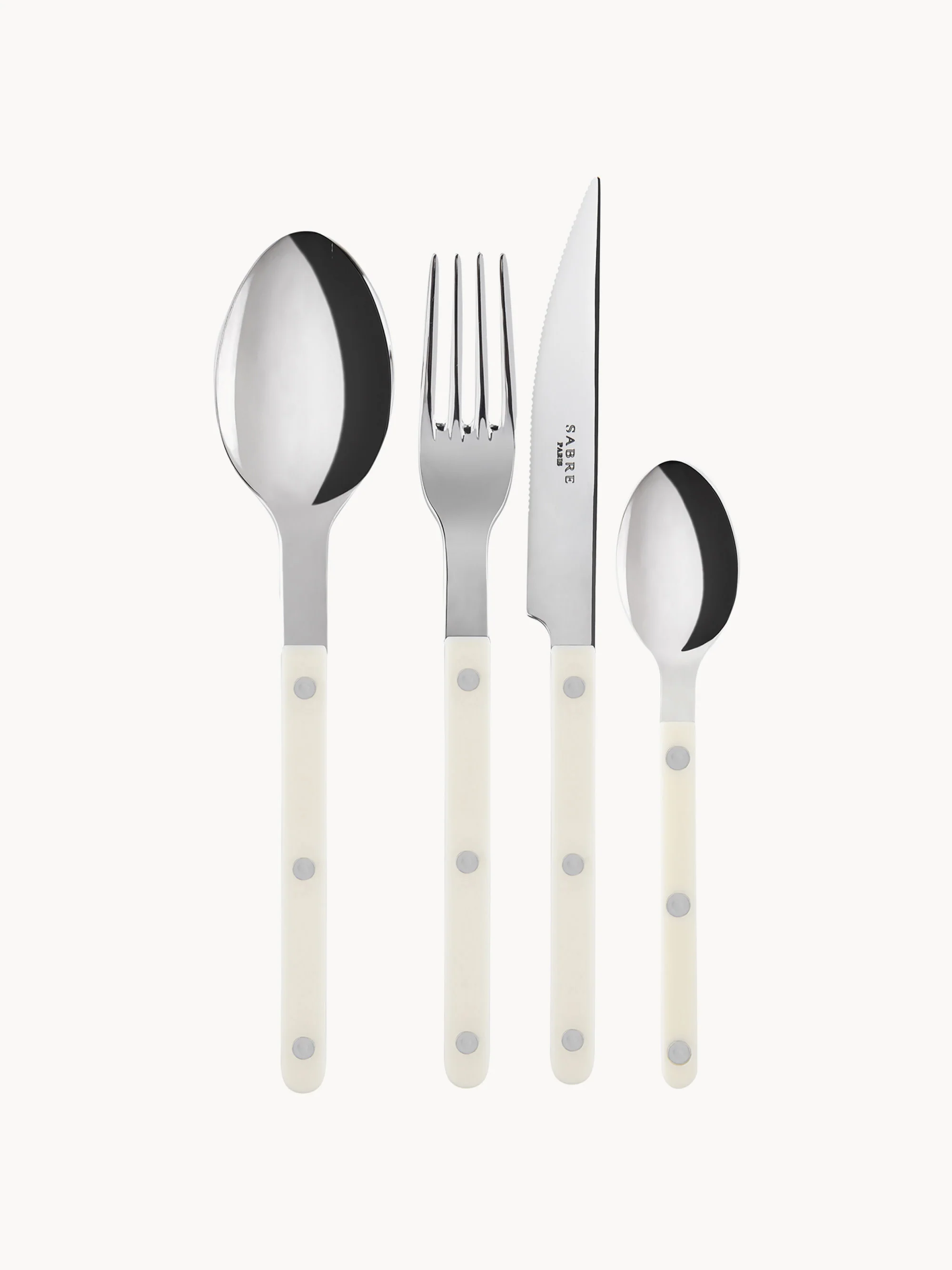 Bestekset Bistrot van edelstaal, in verschillende formaten verkrijgbaar