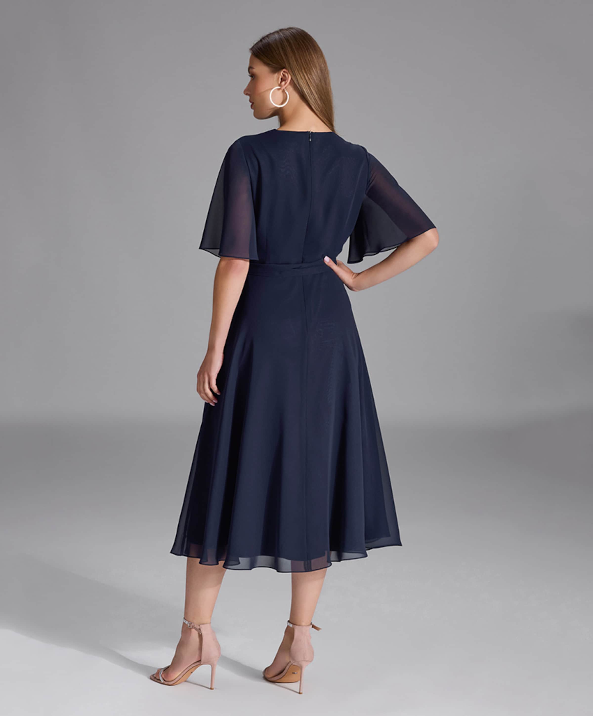 Swing Dames jurk blauw