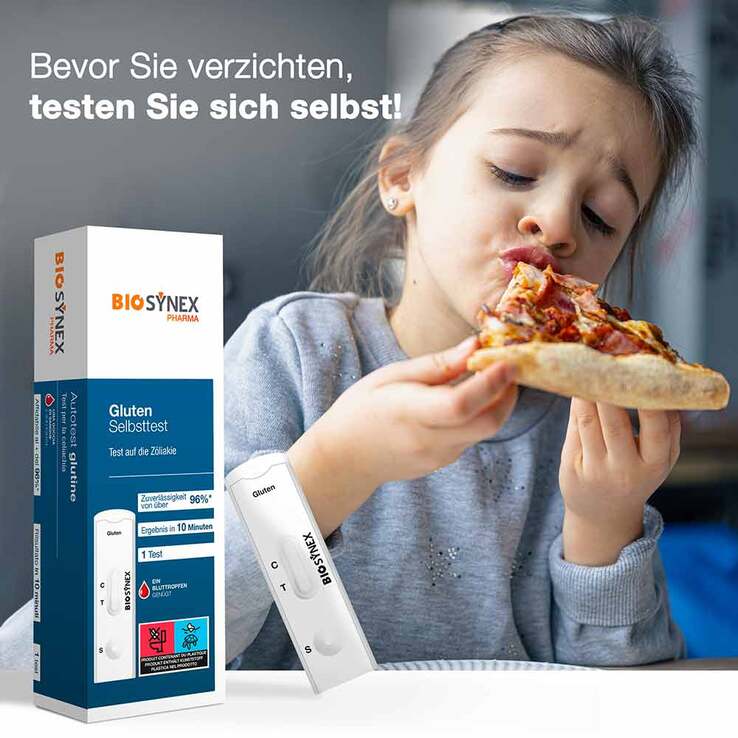 Gluten + Zöliakie Selbsttest 10 Minuten Blut, 1 St