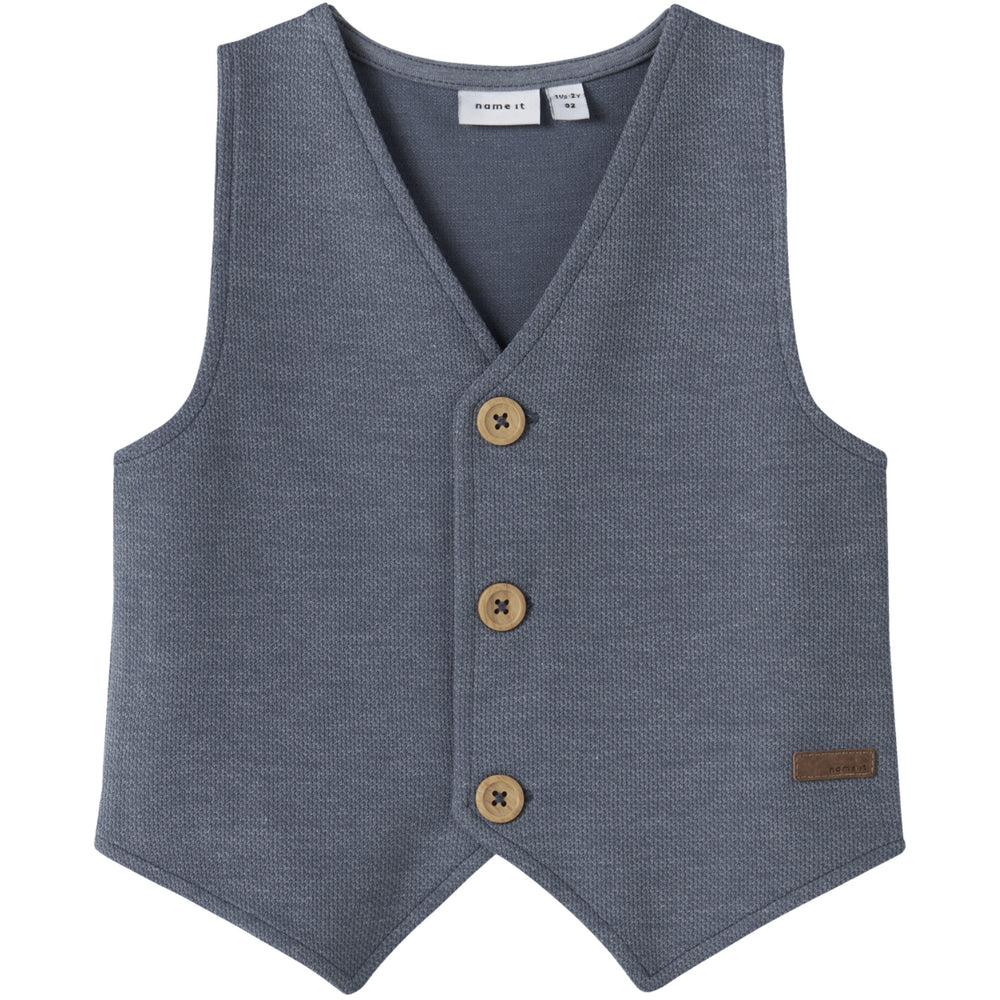 Køb Name It Vintage Indigo Nmmrobino Vest Unb