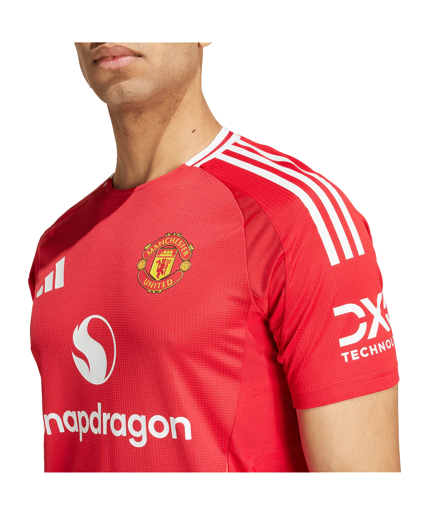 adidas Manchester United Auth. Trikot Home 2024/2025 Rot