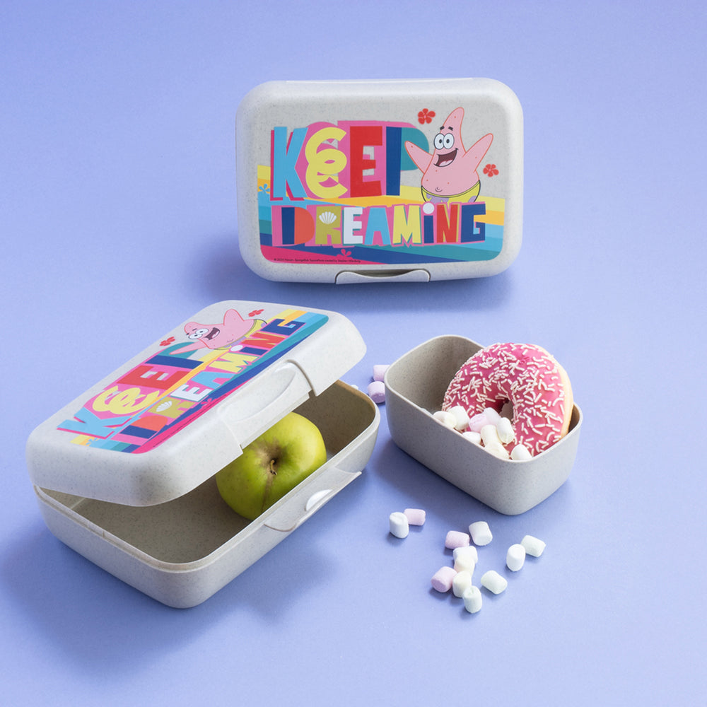 Køb Koziol Organic Sand Lunch Box Med Separation Skål Candy L Spongebob Patrick