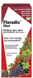 Salus Floradix Vloeibaar IJzer Elixer 250ML