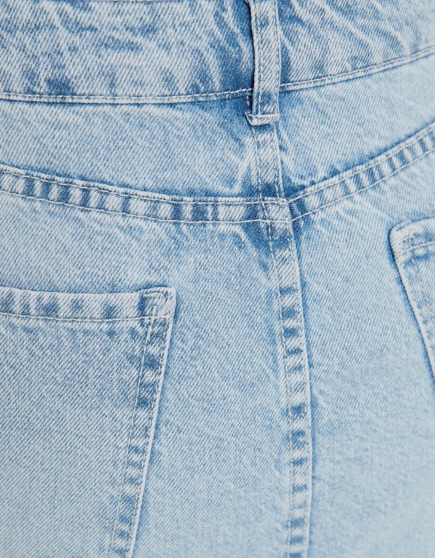 Saia longa de jeans