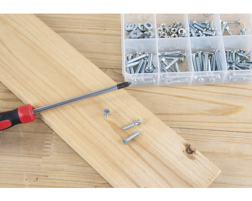 Huishoudelijke schroefassortiment, 150 stuks
