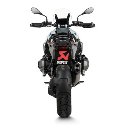 Silencieux Akrapovic Titane embout carbone - Gris