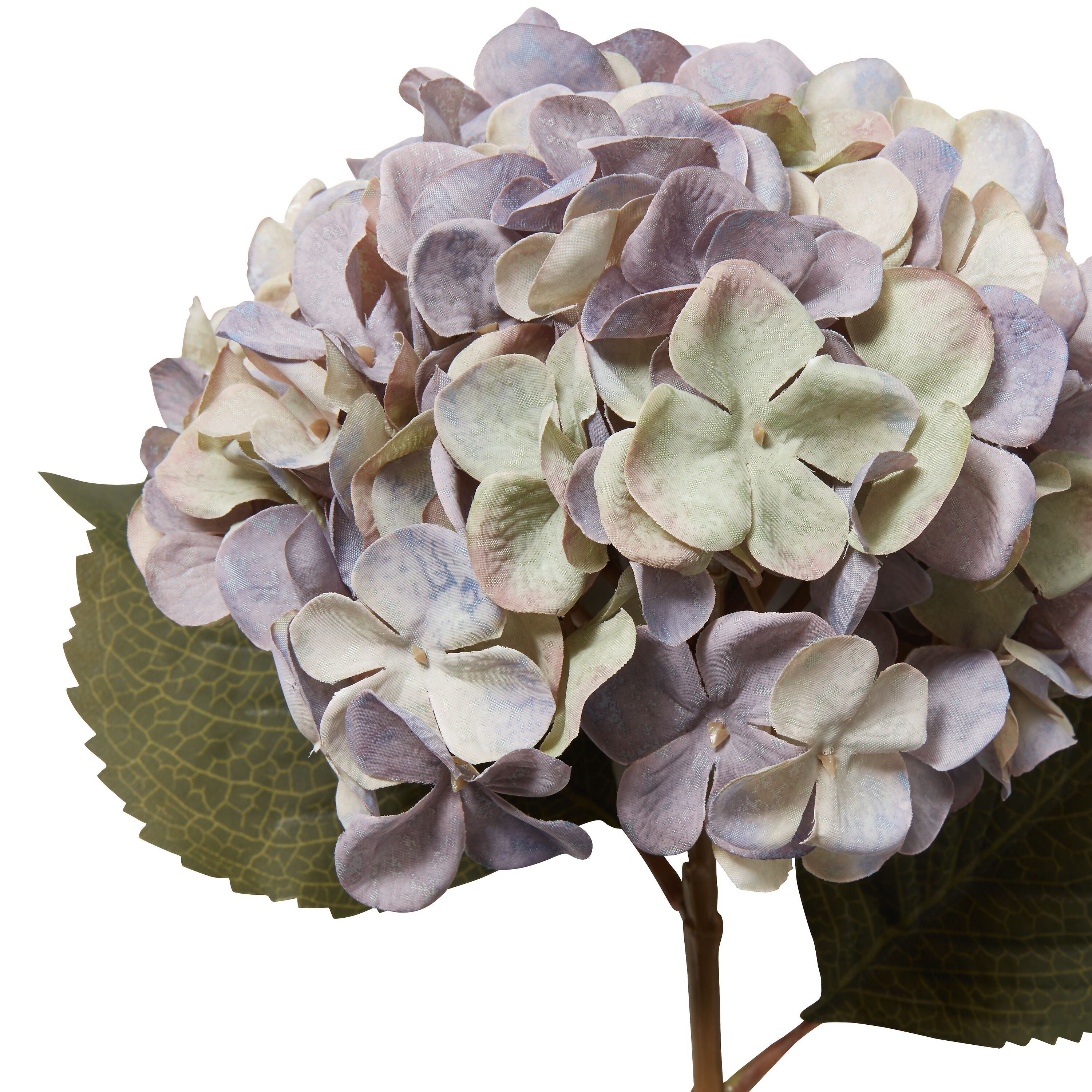 HORTENSIE Kunstpflanze - Violett / H: 65.0 cm