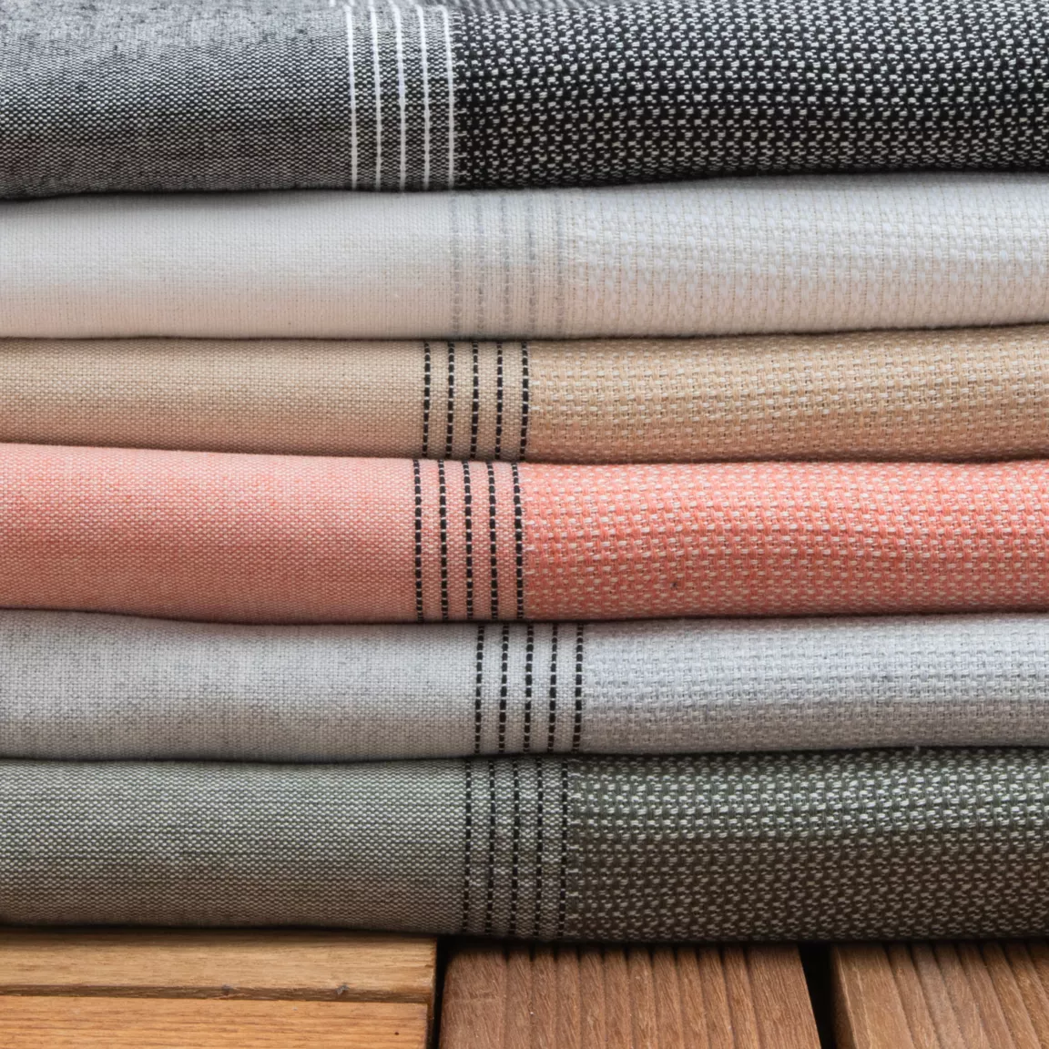 Fouta coton recyclé (100 x 200 cm) Beach Beige