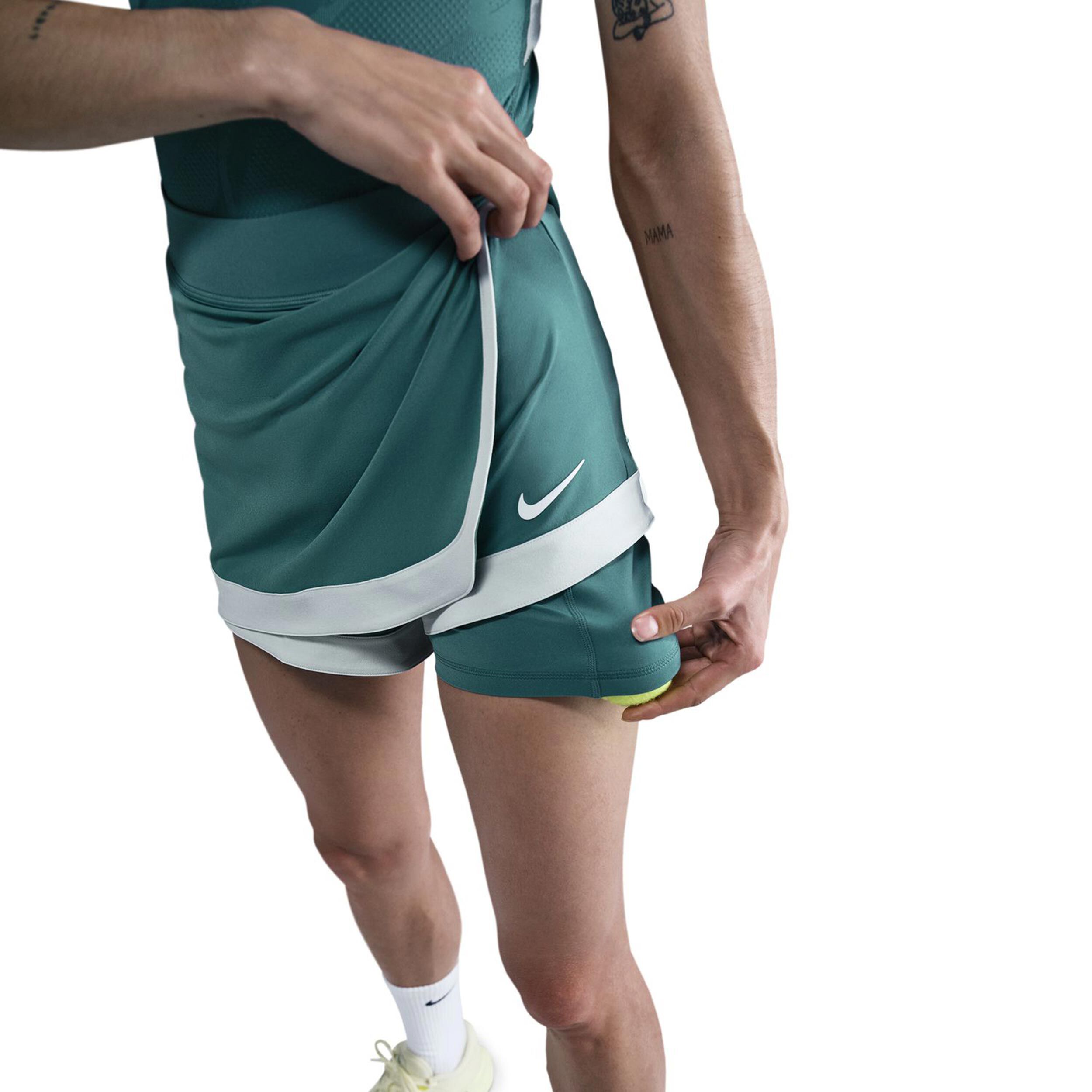 Nike Court Dri-Fit Slam Jupe Femmes - Bleu Petrol