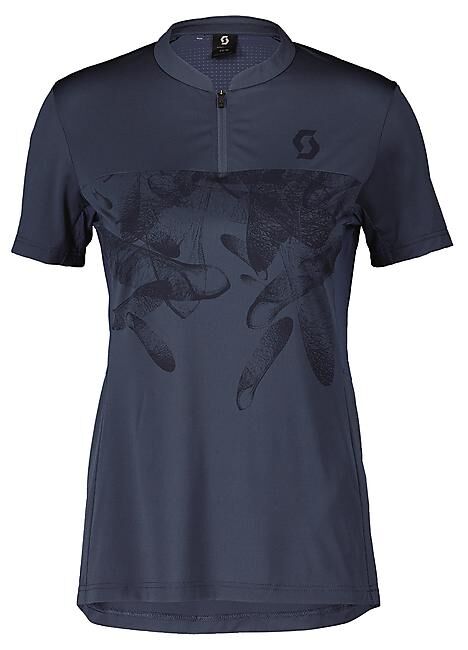 SCOTT - T-SHIRT MC DEMI ZIP TRAIL FLOW ZIP W