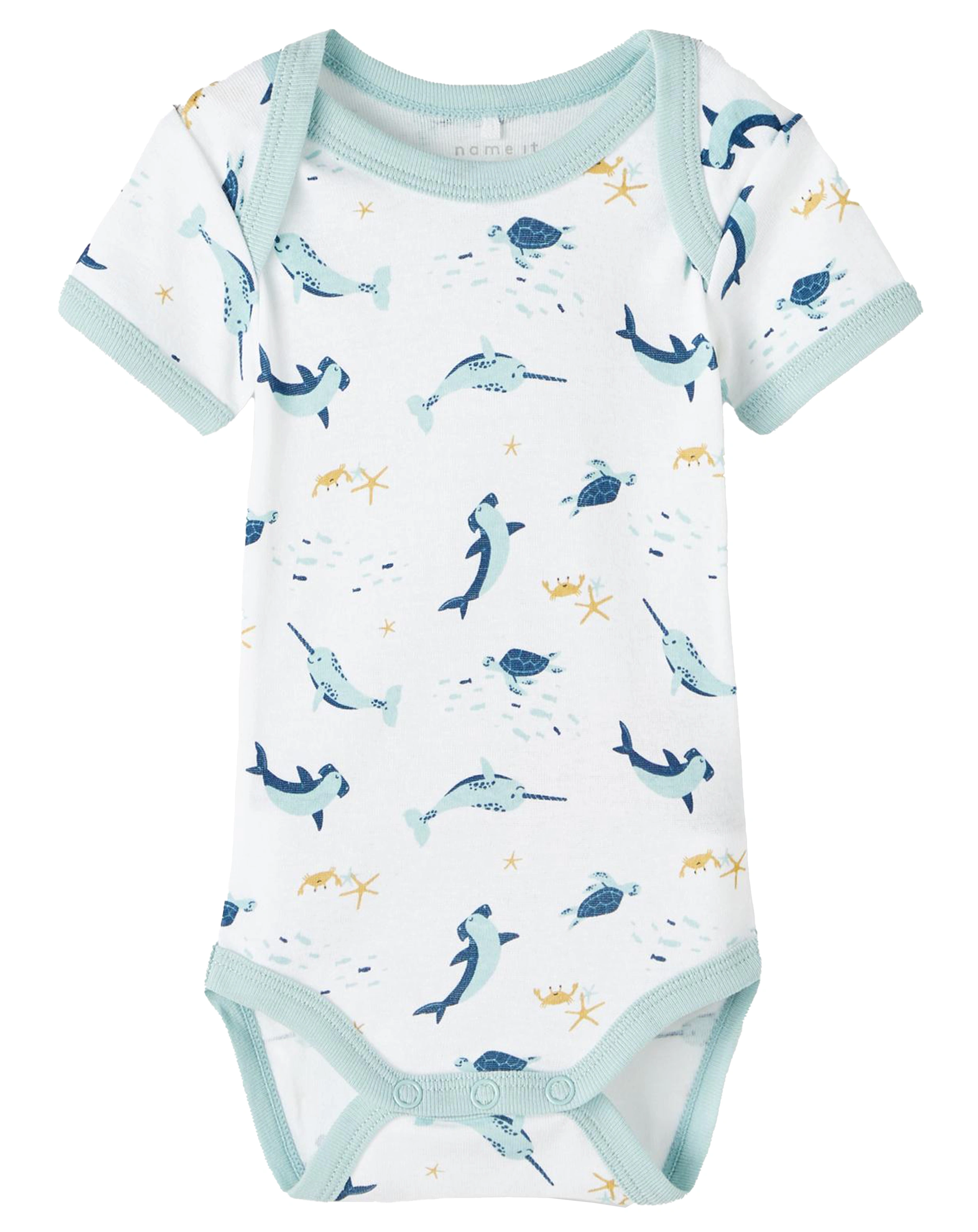Kurzarmbody NBMBODY 3er Pack in blue haze