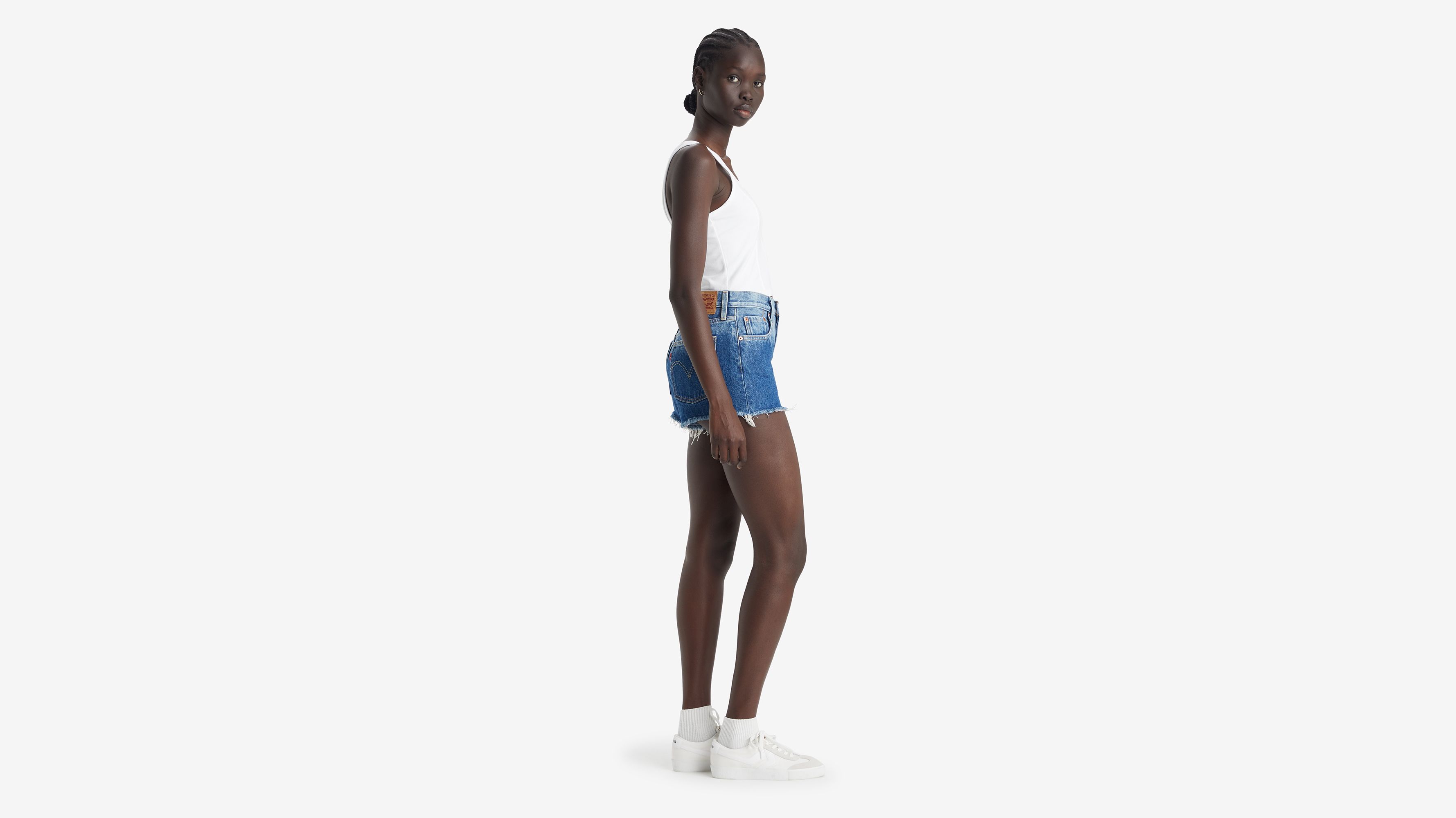 Short jean 501® Original taille haute - Tahitian Blue - Bleu