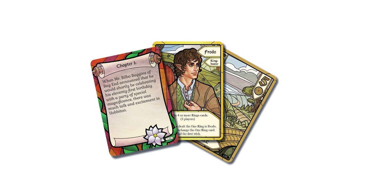 AsmodeeThe Lord of the Rings: Fellowship of the Ring: Trick-Taking Game Kaartspel  (Engels, 1 - 4 spelers, 20 minuten, Vanaf 10 jaar)