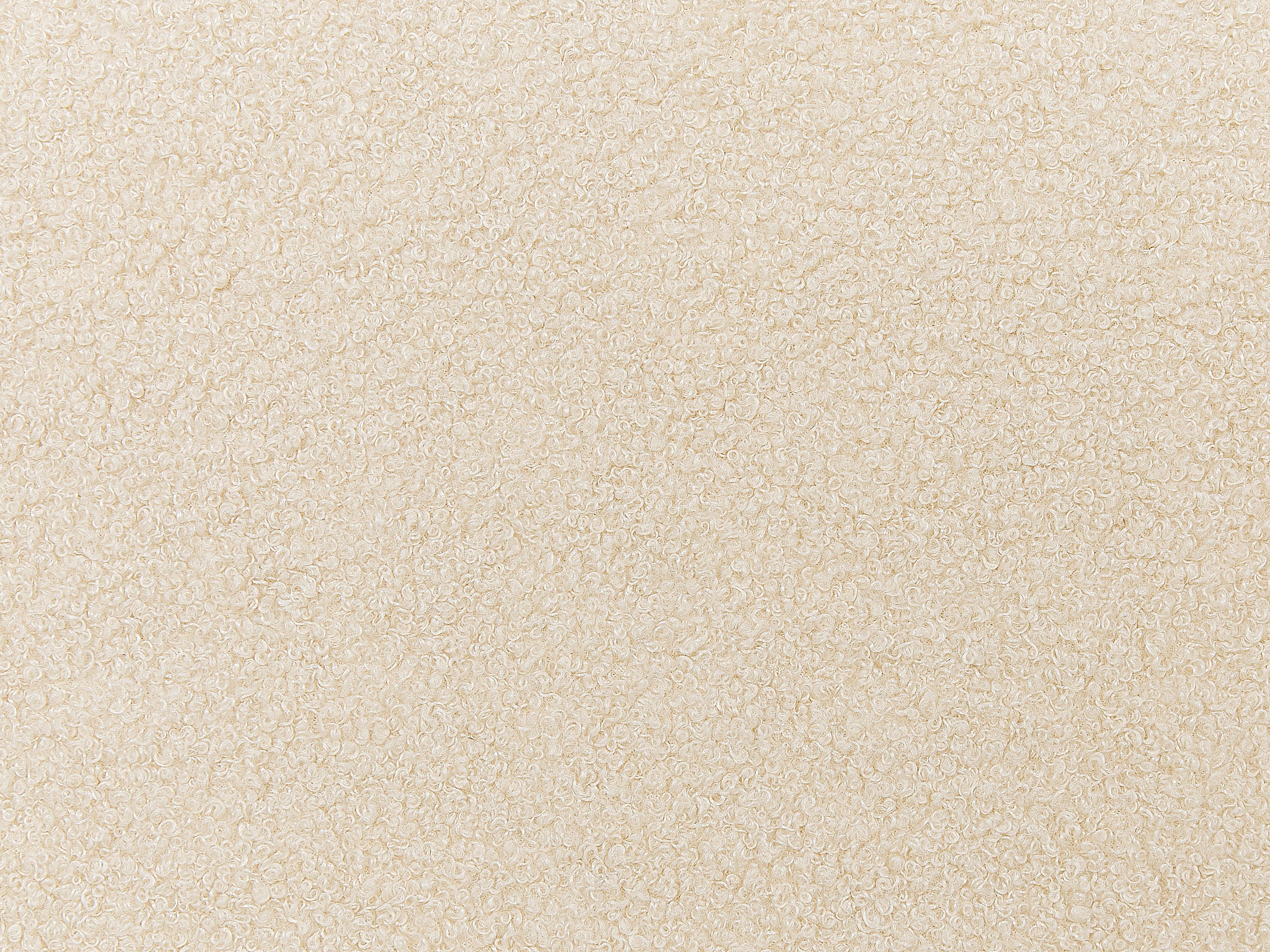 Bed met opbergruimte Bouclé VAUCLUSE 180 x 200 cm Beige