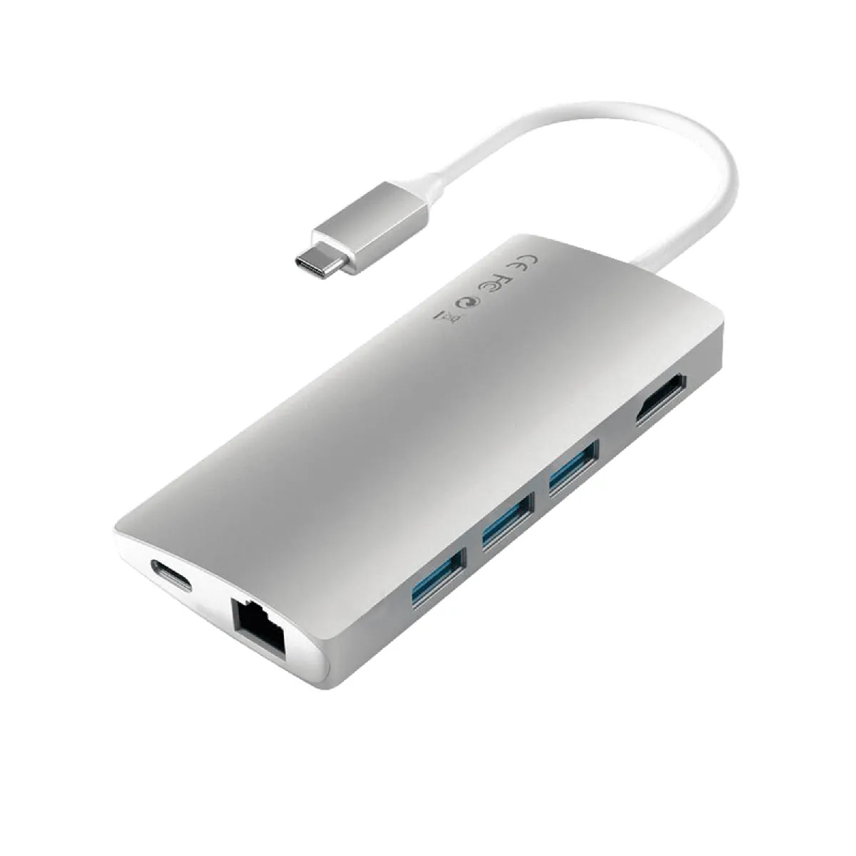 SATECHI Hub USB C - HDMI 4K + Ethernet + USB 60W V2