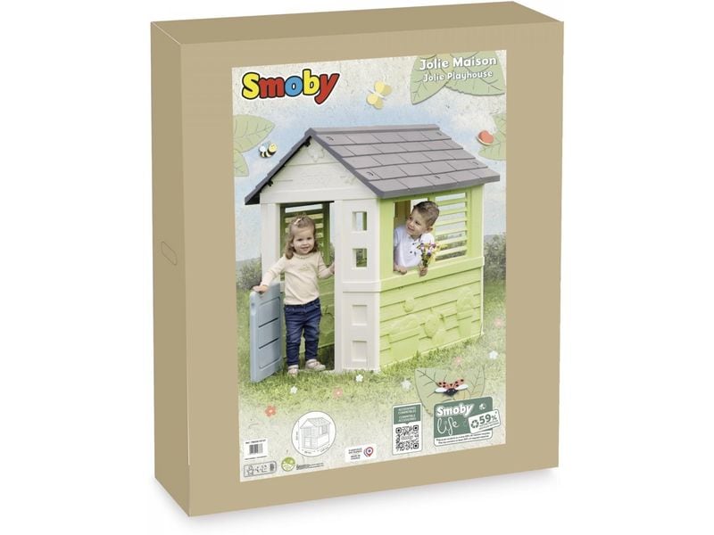 Smoby Spielhaus Life Jolie Nachhaltiges Spielhaus für Kinder