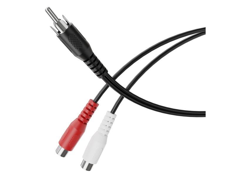 HDSupply Audio-Adapter Cinch - Cinch Audio Adapter Cinch Stecker auf 2x Cinch Buchse