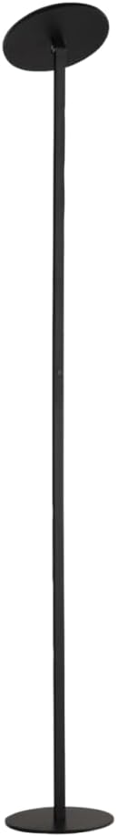 Fabas Luce Regina – LED-Stehleuchte, rund, schwarz, verstellbar, aus Metall, Höhe 180 cm, LED-Beleuchtung 35 W, integrierte CCT (3000K-6000K)