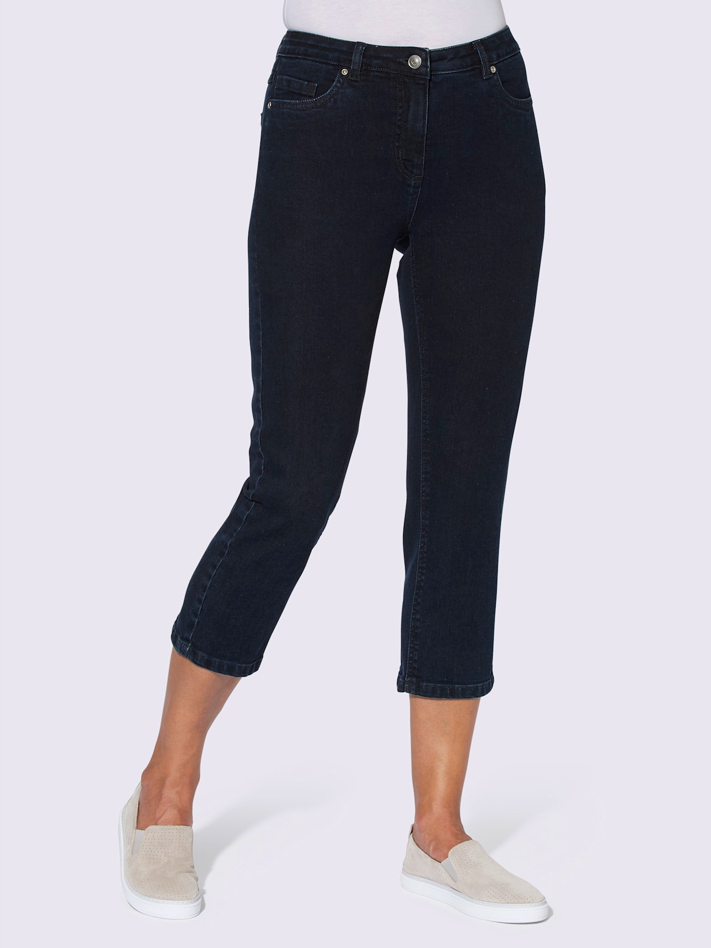 Jean 3/4 qualité coton doux sur la peau