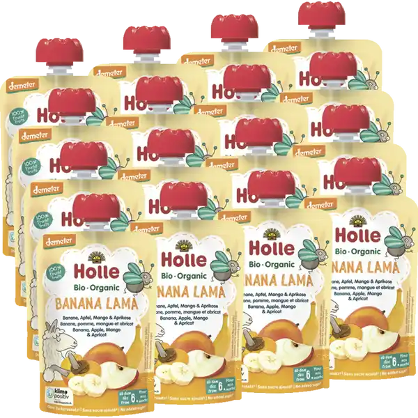 Banana Lama - Banane, Apfel, Mango & Aprikose ab dem 6. Monat