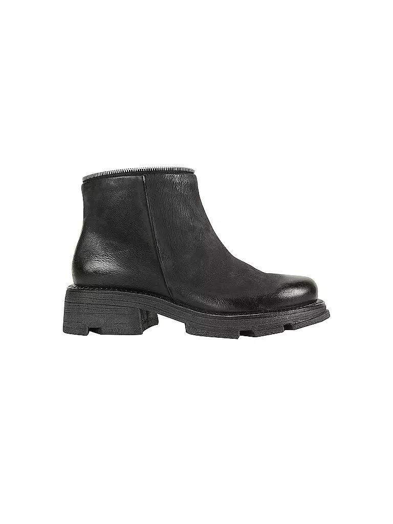 A.S.98 Lederstiefel schwarz