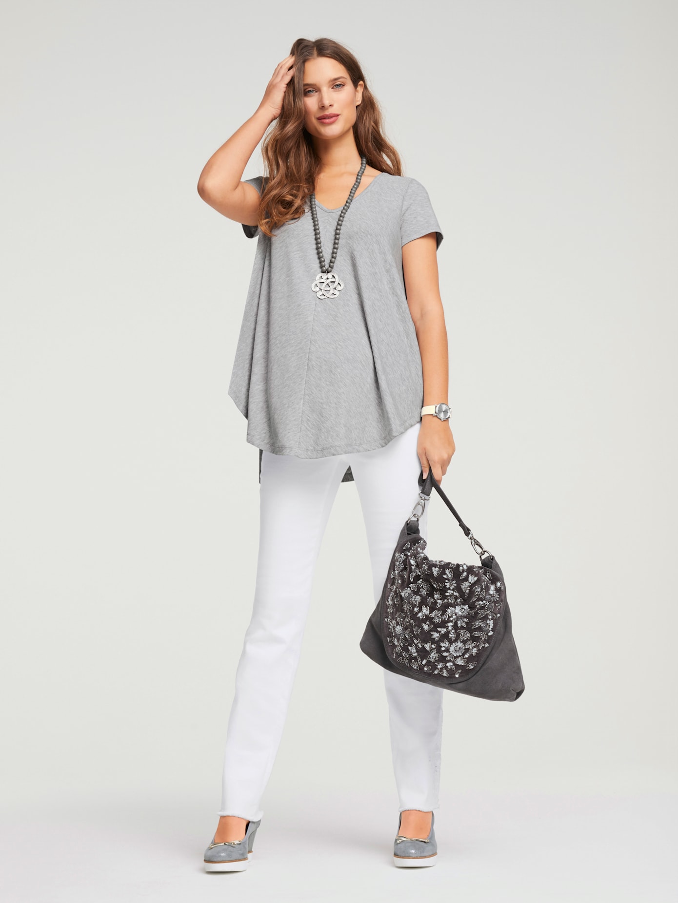 T-shirt en v look tendance