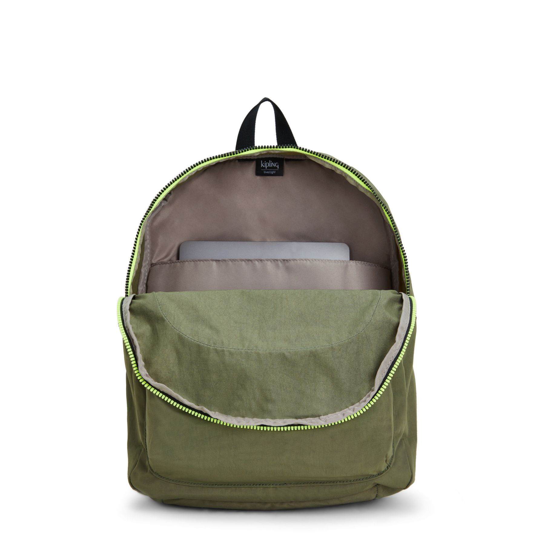 CURTIS L Grand Sac à Dos avec Housse pour Ordinateur - Strong Moss Combo