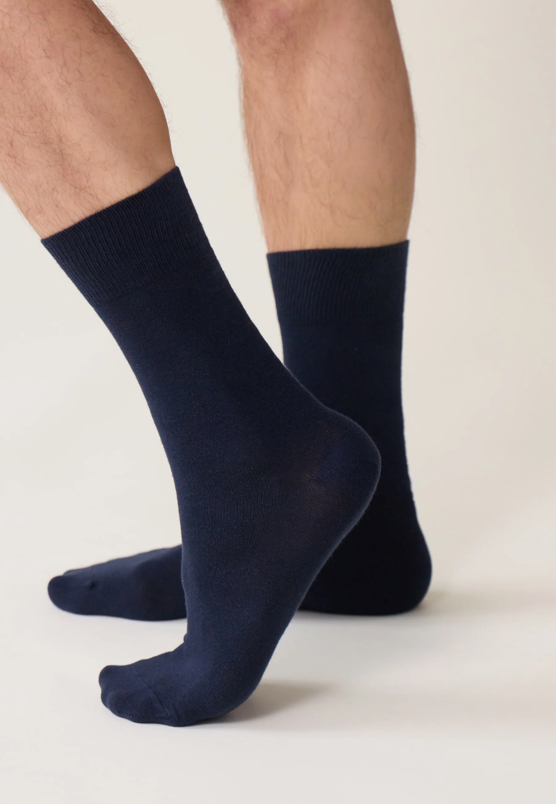 Chaussettes unies-Kylian Marine