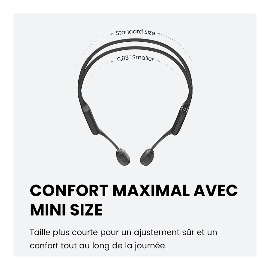 Shokz OpenRun Pro Mini Noir - Casque sans fil