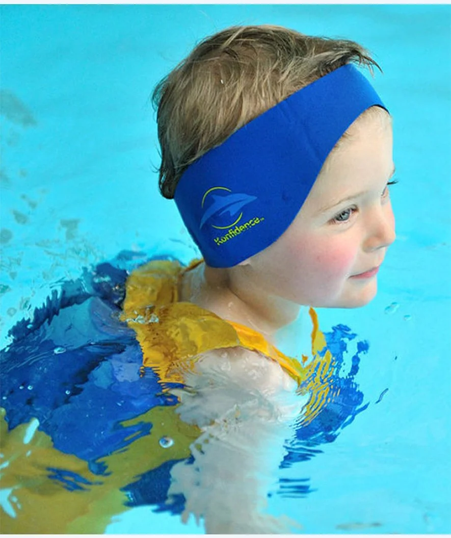 Konfidence earband til børn - Aquabands - Lyseblå