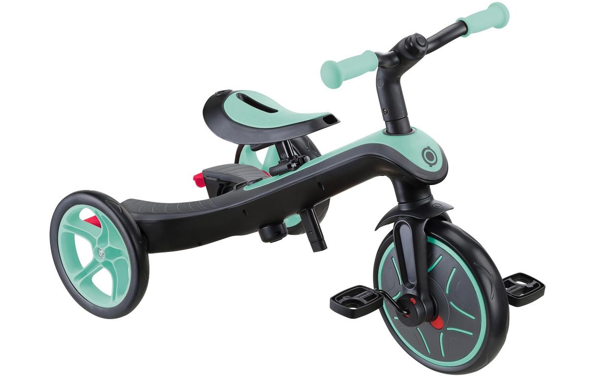 Dreirad Trike Explorer 4 in 1 Mint<br>Vielseitiges 4-in-1-Fahrzeug für kleine Entdecker