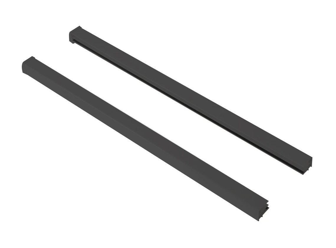 Obelink Velum zijgeleiders - black