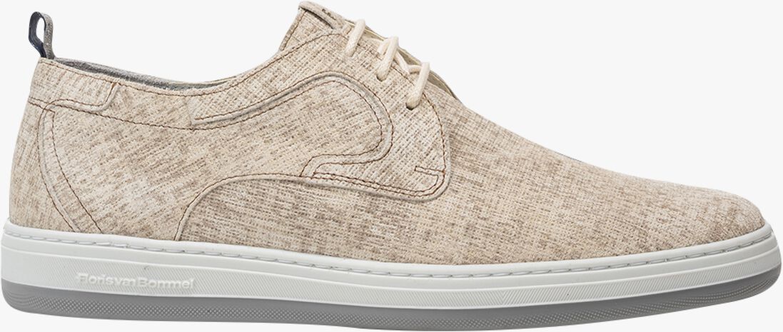 beige floris van bommel nette schoenen sfm-30309 de dijker