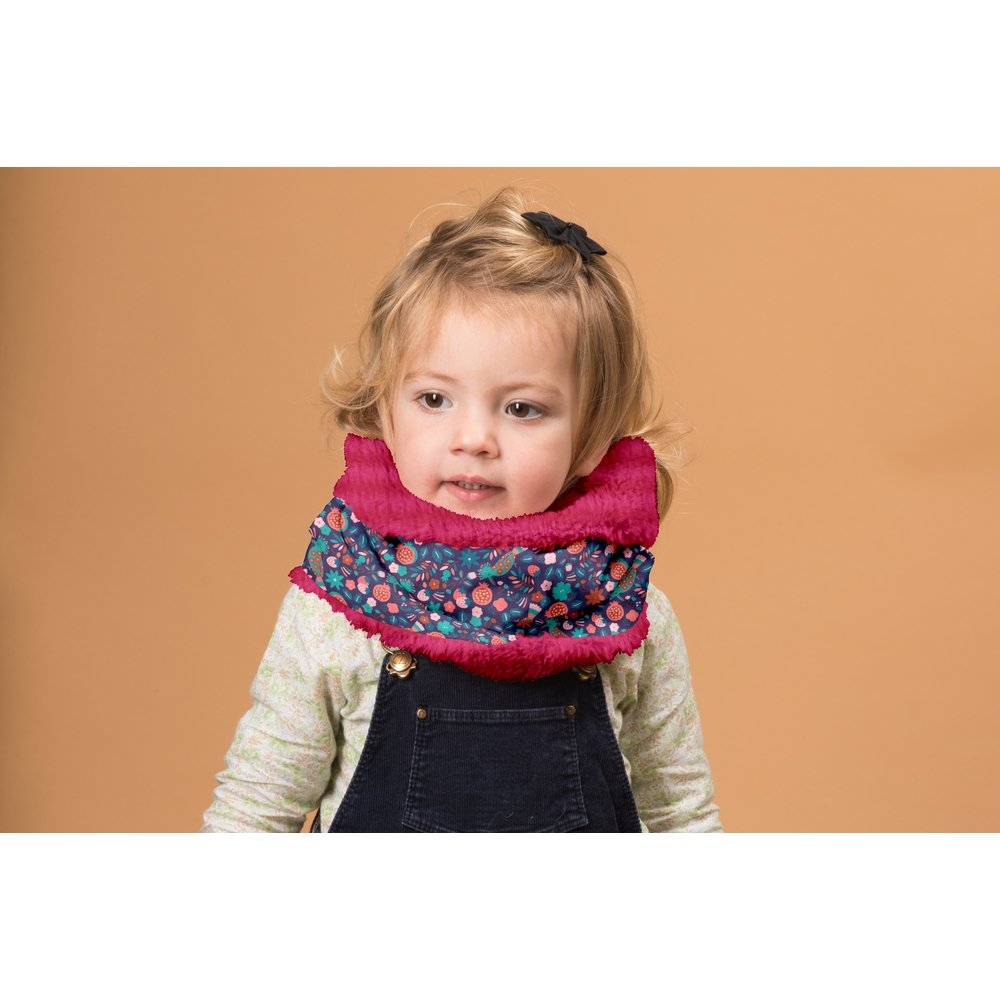 Echarpe Tube Enfant Huppette Fleurie