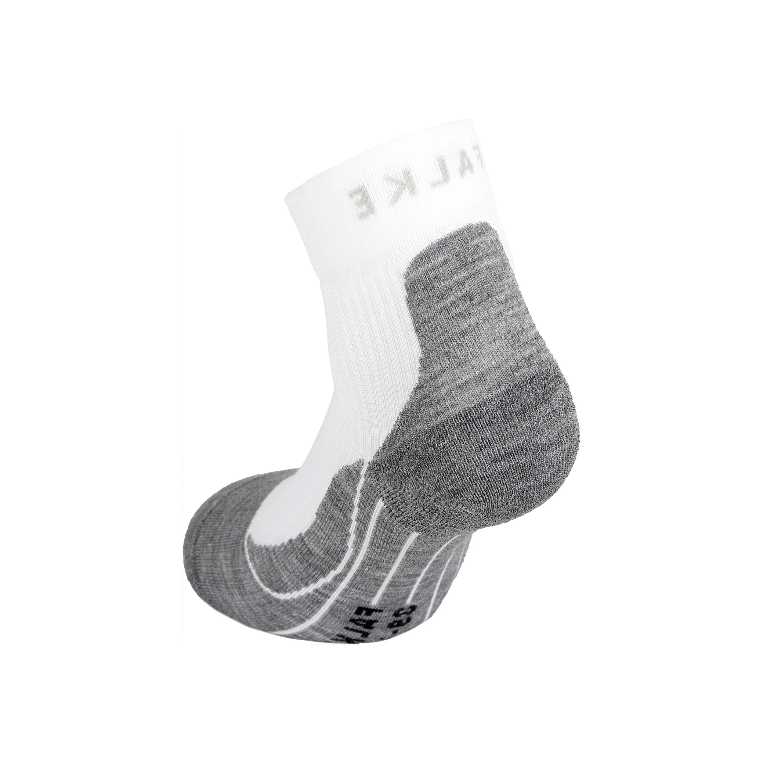 Falke TE4 Short Chaussettes De Sport Femmes - Blanc , Gris Foncé