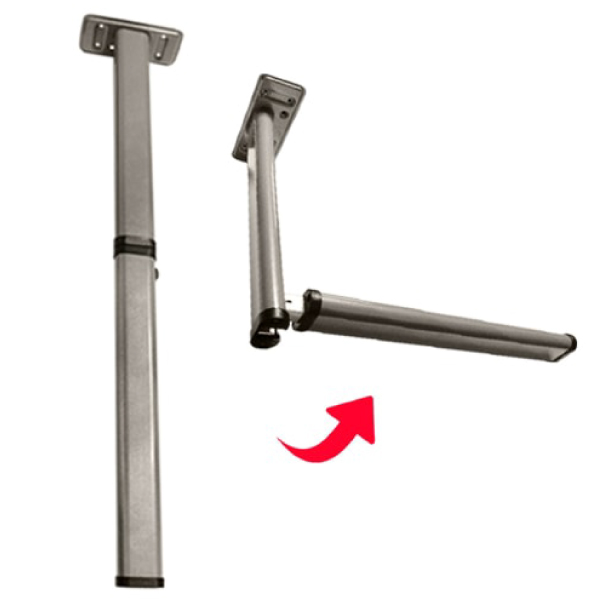 Pied de table pliant 33 x 71,5 cm
