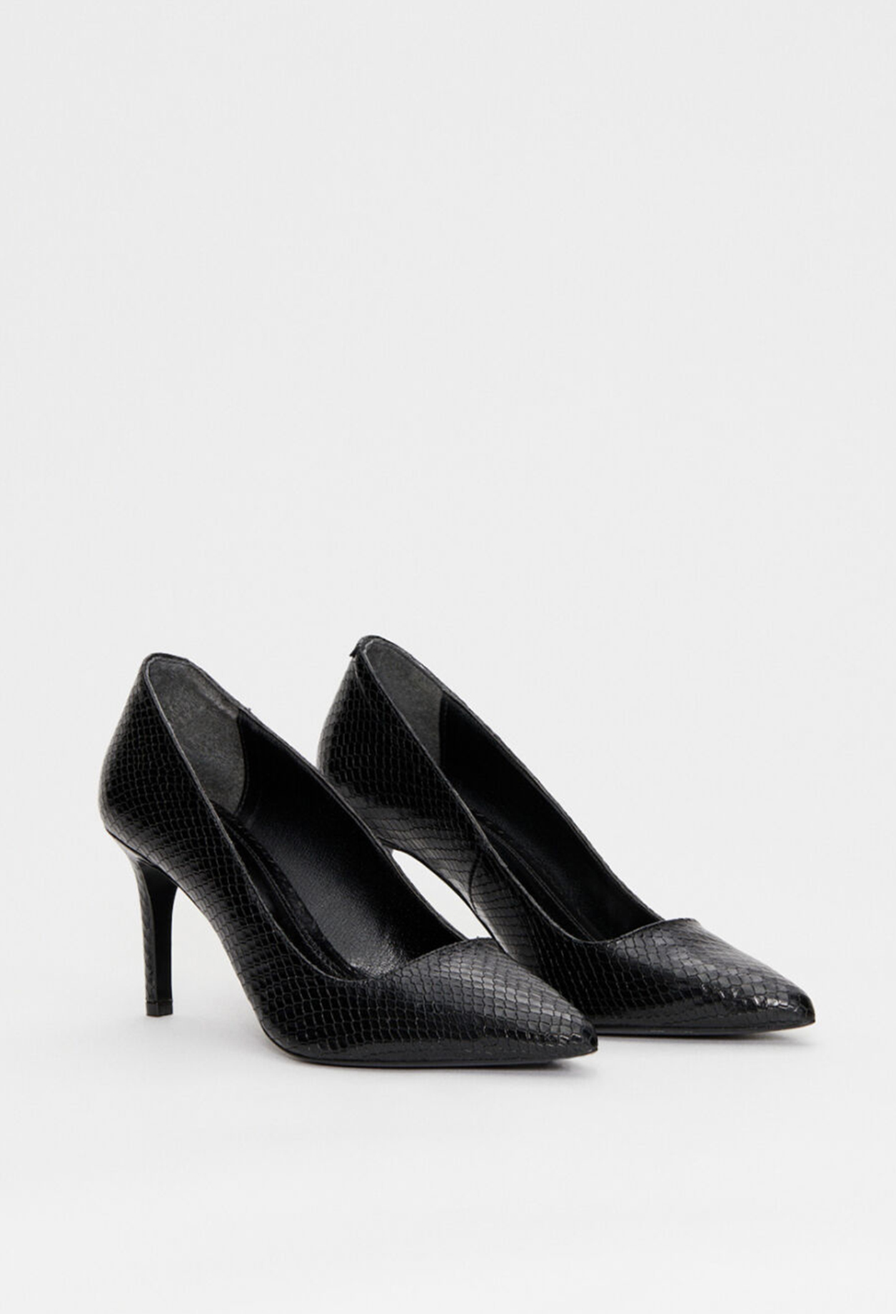 Escarpins fa&ccedil;on python