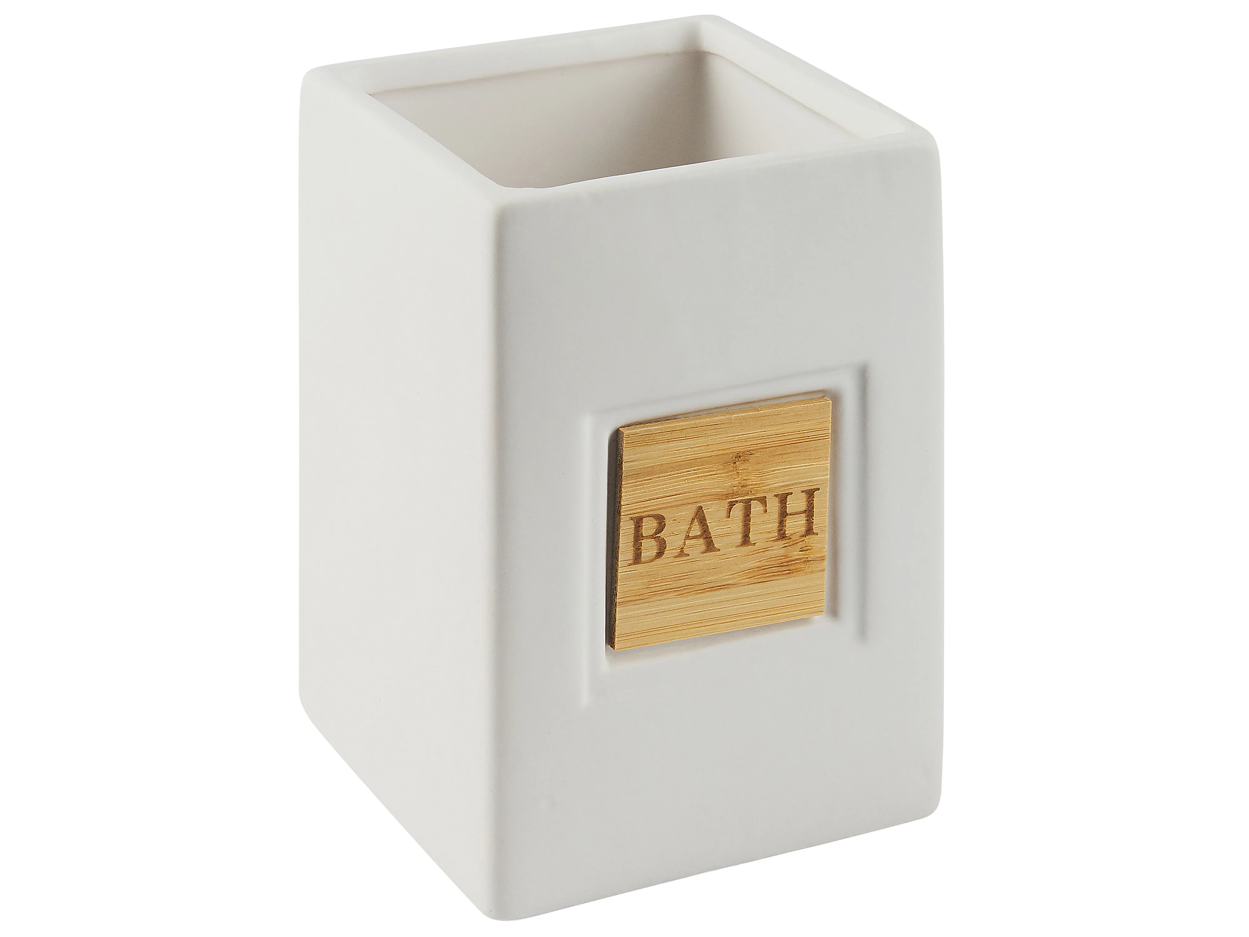 4-delige badkameraccessoireset KOUROU Keramiek Beige
