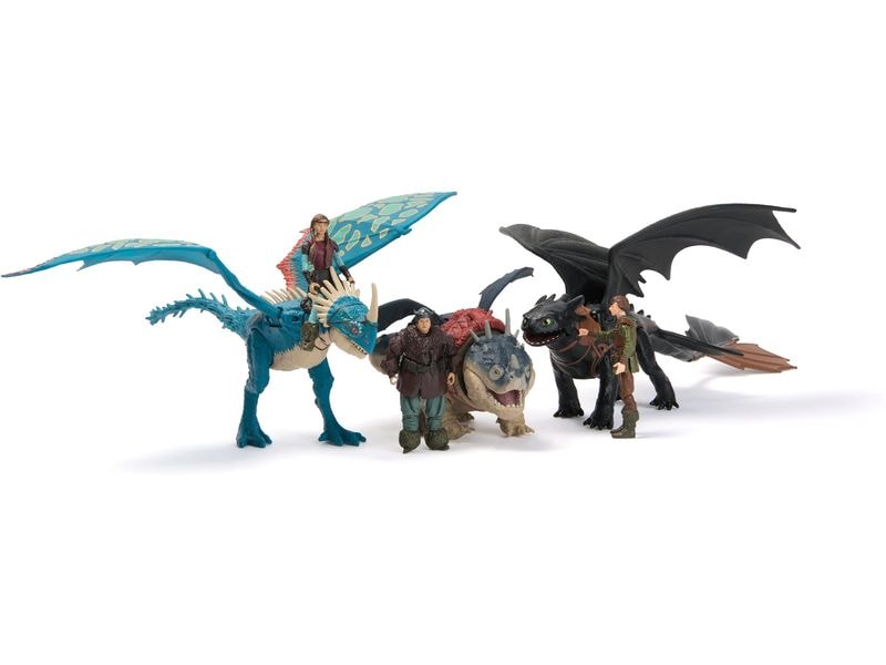 Spinmaster Spielzeugfigur Dragons Movie Ohnezahn und Hicks Spielzeugfigur