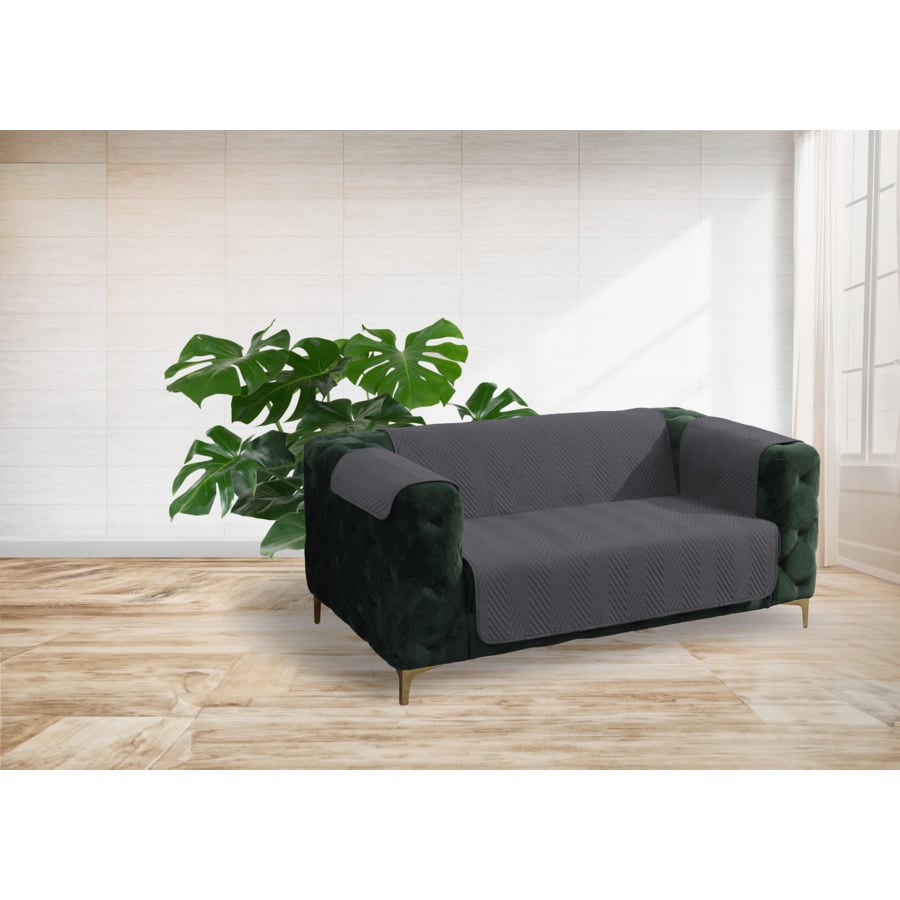 Bettsofa Tom Stoff Cord greige 82 x 200 cm