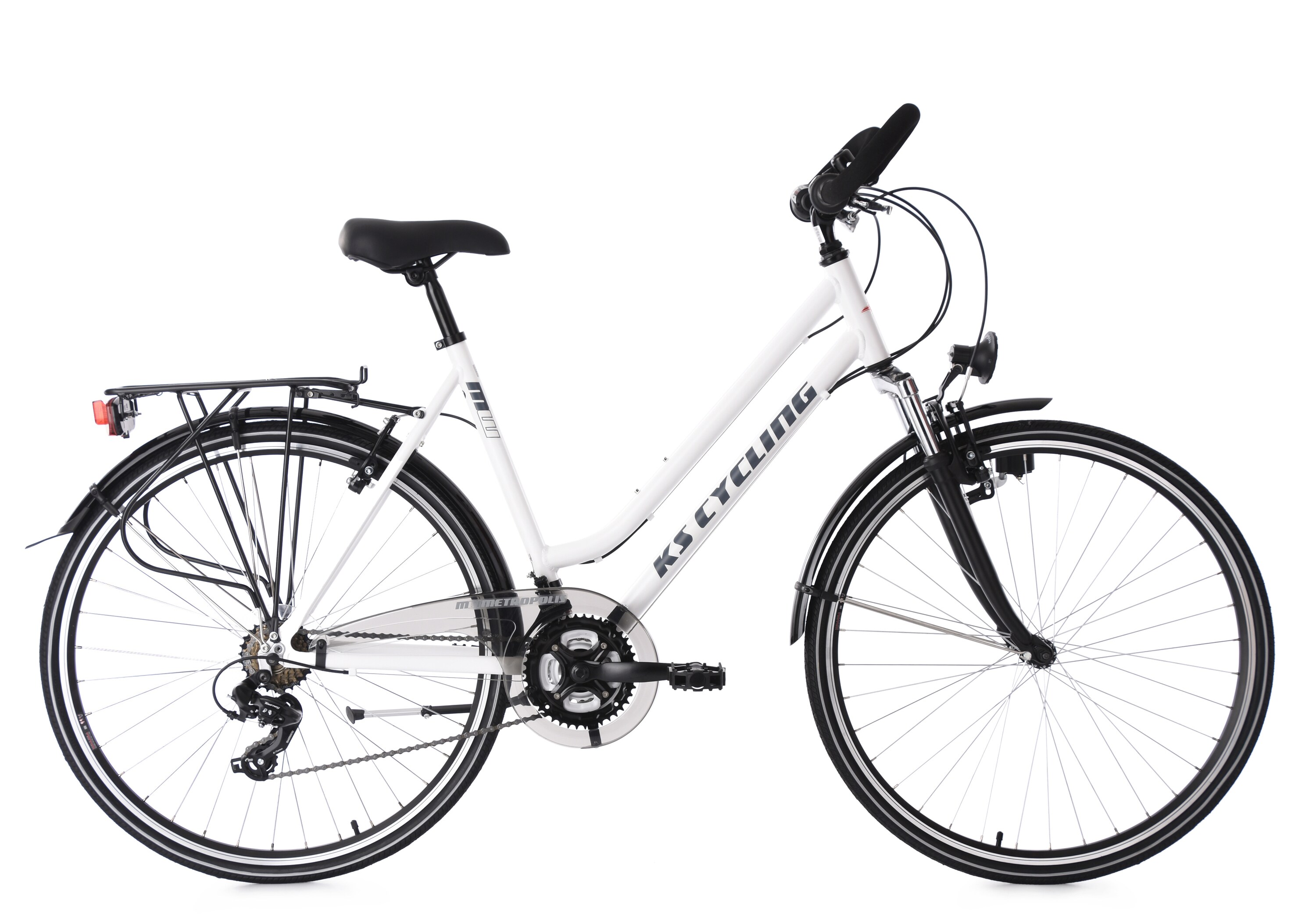 KS Cycling 28Zoll Trekkingrad Damenfahrrad Metropolis 21 Gänge Multipositionslenker