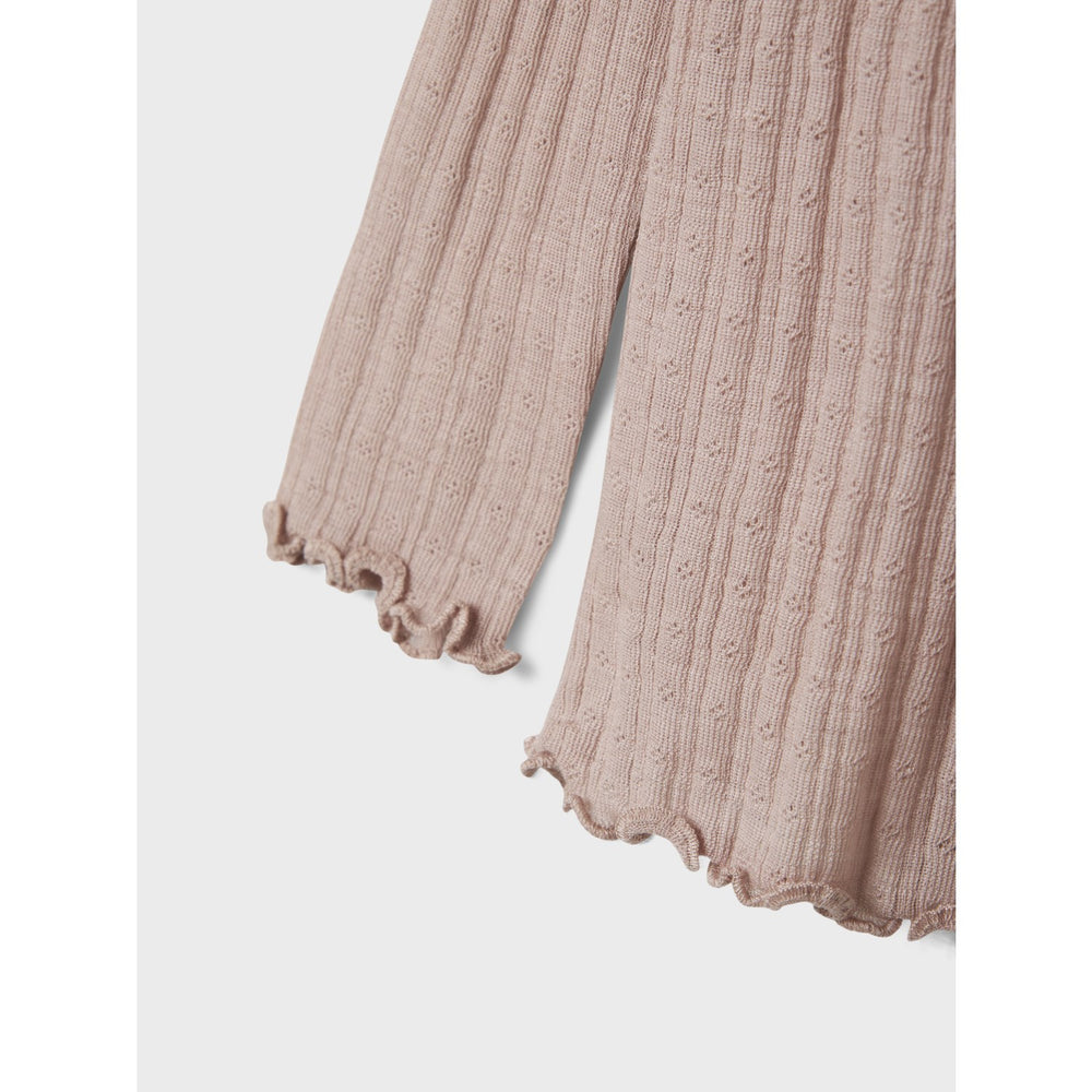 Køb Name It Shadow Gray Nmfwossa Wo/Si Rib Ls Top